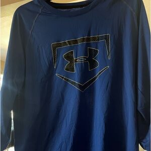 Under armor large men’s baseball dry fit . 3/4 sleeves
